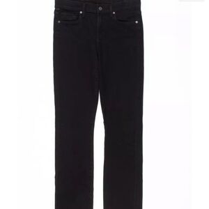Citizens Of Humanity Mid Rise Slick Skinny Leg Denim Jeans Size 27 Black Stretch